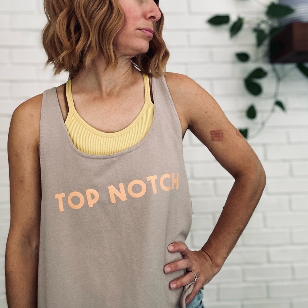 Offline Top Notch Tank with Open Back